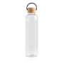 Tritan-fles met bamboedop en draaghandvat, 1L