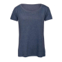 T-shirt van polyester en katoen voor dames 130 g/m² B&C