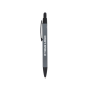 Gerecyclede aluminium pen met soft-touch, blauwe inkt