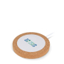 Ronde draadloze oplader met ruime personaliseerbare oppervlakte 15W met jouw bedrukking