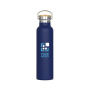 Dubbelwandige thermosfles met poedercoating en draaggreep 650ml met jouw bedrukking