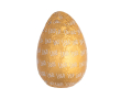 Melkchocolade in de vorm van een ei met individuele verpakking, 30g kleur goud