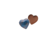 Chocolade in de vorm van een hart met individuele verpakking, 5g kleur blauw