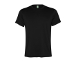 Sportshirt van gerecycled polyester 100 g/m² Roly Direct Slam kleur zwart