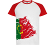 T-shirt selecties korte mouw katoenfeel 190 g/m2 Roly Direct kleur donkerrood