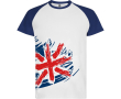 T-shirt selecties korte mouw katoenfeel 190 g/m2 Roly Direct kleur marineblauw