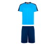 Unisex sportset korte mouw polyester 140 g/m2 Roly Direct kleur turkoois