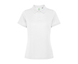 Dames polo van gerecycled polyester 125 g/m² Roly Direct Tormo kleur wit