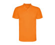Polo van piqué polyester korte mouwen 150 g/m² Roly Direct Monzha kleur neon oranje