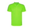 Polo van piqué polyester korte mouwen 150 g/m² Roly Direct Monzha kleur limoen groen