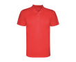 Polo van piqué polyester korte mouwen 150 g/m² Roly Direct Monzha kleur rood