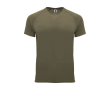 Sportshirt van ademende stof 135 g/m² Roly Direct Bahrain kleur miliair groen