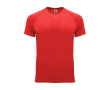 Sportshirt van ademende stof 135 g/m² Roly Direct Bahrain kleur rood