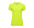 Dames sportshirt van polyester 135 g/m² Roly Direct Bahrain kleur neon geel