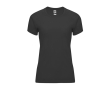 Dames sportshirt van polyester 135 g/m² Roly Direct Bahrain kleur taupe grijs