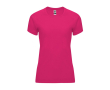 Dames sportshirt van polyester 135 g/m² Roly Direct Bahrain kleur roze