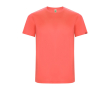 Sportshirt van gerecyclede stoffen 135 g/m² Roly Direct Imola kleur koraal