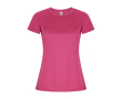 Dames sportshirt van gerecycled poly 135 g/m² Roly Direct Imola kleur roze