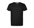 Shirt van gerecycled polyester 125 g/m² Roly Direct Estoril kleur zwart