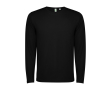 Technisch shirt met lange mouwen 125 g/m² Roly Direct Estoril L/S kleur zwart