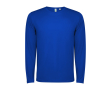 Technisch shirt met lange mouwen 125 g/m² Roly Direct Estoril L/S kleur koningsblauw