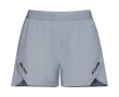 Ademende dames polyester hardloopshort 110 g/m² Roly Direct Stratos kleur grijs