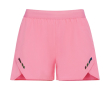 Ademende dames polyester hardloopshort 110 g/m² Roly Direct Stratos kleur rose paztel