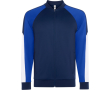 Unisex sportjack van polyester met rits 210 g/m² Roly Direct Gladius kleur koningsblauw