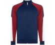 Unisex sportjack van polyester met rits 210 g/m² Roly Direct Gladius kleur granaat