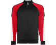 Unisex sportjack van polyester met rits 210 g/m² Roly Direct Gladius kleur donkerrood