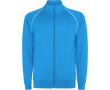 Unisex sporthoodie met hoge kraag 210g/m2 Roly Direct Valier kleur turkoois