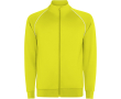 Unisex sporthoodie met hoge kraag 210g/m2 Roly Direct Valier kleur neon geel