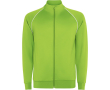 Unisex sporthoodie met hoge kraag 210g/m2 Roly Direct Valier kleur neon groen