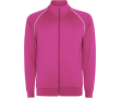 Unisex sporthoodie met hoge kraag 210g/m2 Roly Direct Valier kleur neon roze