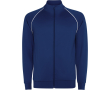 Unisex sporthoodie met hoge kraag 210g/m2 Roly Direct Valier kleur marineblauw