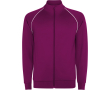Unisex sporthoodie met hoge kraag 210g/m2 Roly Direct Valier kleur paars