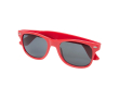Retro zonnebril ideaal voor buiten met UV400-bescherming kleur rood