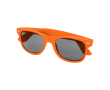 Retro zonnebril ideaal voor buiten met UV400-bescherming kleur oranje