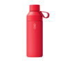 Thermosfles van staal en kunststof met glazen dop Ocean Bottle 500ml kleur rood