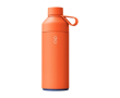 Thermosfles van staal en kunststof met glazen dop Ocean Bottle 1L kleur oranje