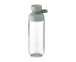 Transparante plastic fles met tritan en handgreep 700ml Mepal kleur groen