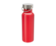Fles van gerecycled roestvrij staal, ideaal voor water 500ml kleur rood