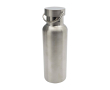 Fles van gerecycled roestvrij staal, ideaal voor water 500ml kleur zilver