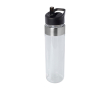 Tritan waterfles met opklapbare tuit 650ml kleur doorzichtig