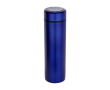 Dubbelwandige roestvrijstalen thermos met theefilter 450 ml kleur blauw