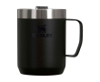 Campingbeker van gerecycled roestvrij staal 236 ml - Stanley Everyday kleur zwart