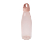 Waterfles van gerecycled plastic met draaghengsel 800ml kleur rose paztel