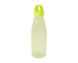 Waterfles van gerecycled plastic met draaghengsel 800ml kleur limoen groen