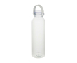Drinkfles van gerecycled plastic met siliconen handlus 630 ml kleur doorzichtig