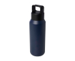 Drinkfles van gerecycled RVS, geschikt voor alle dranken 600 ml kleur marineblauw